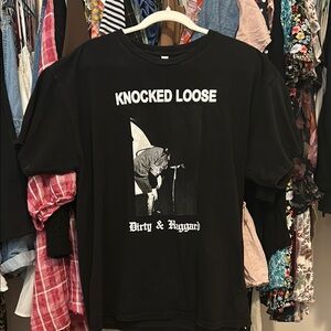 KNOCKED LOOSE heavyweight band T-shirt (short sleeve)